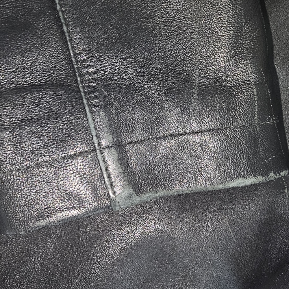 Knightsbridge Leather Jacket Vintage Worn Condition - Picture 7 of 8